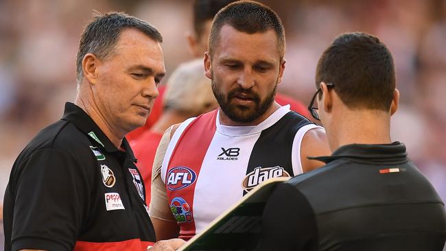 Alan Richardson has a big job ahead of him at the Saints. Picture: AAP Images