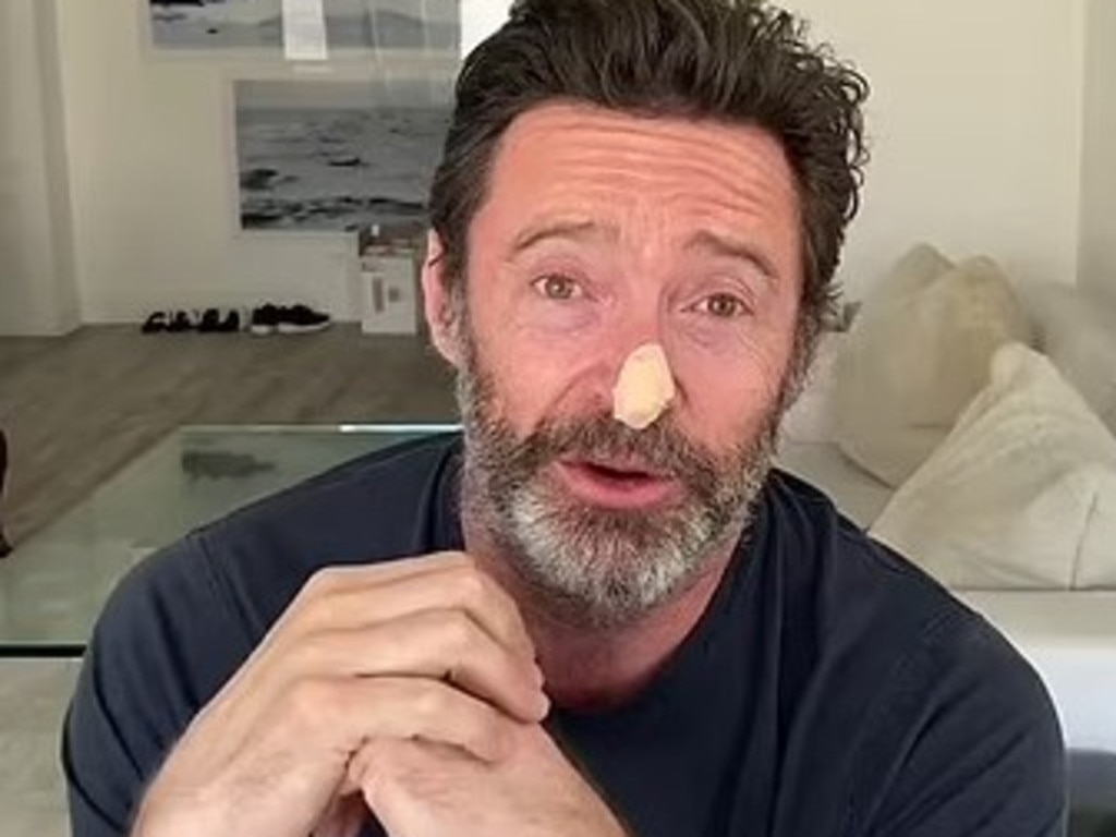 Hugh Jackman shared this video after yet another skin cancer scare. Picture: Hugh Jackman/Instagram