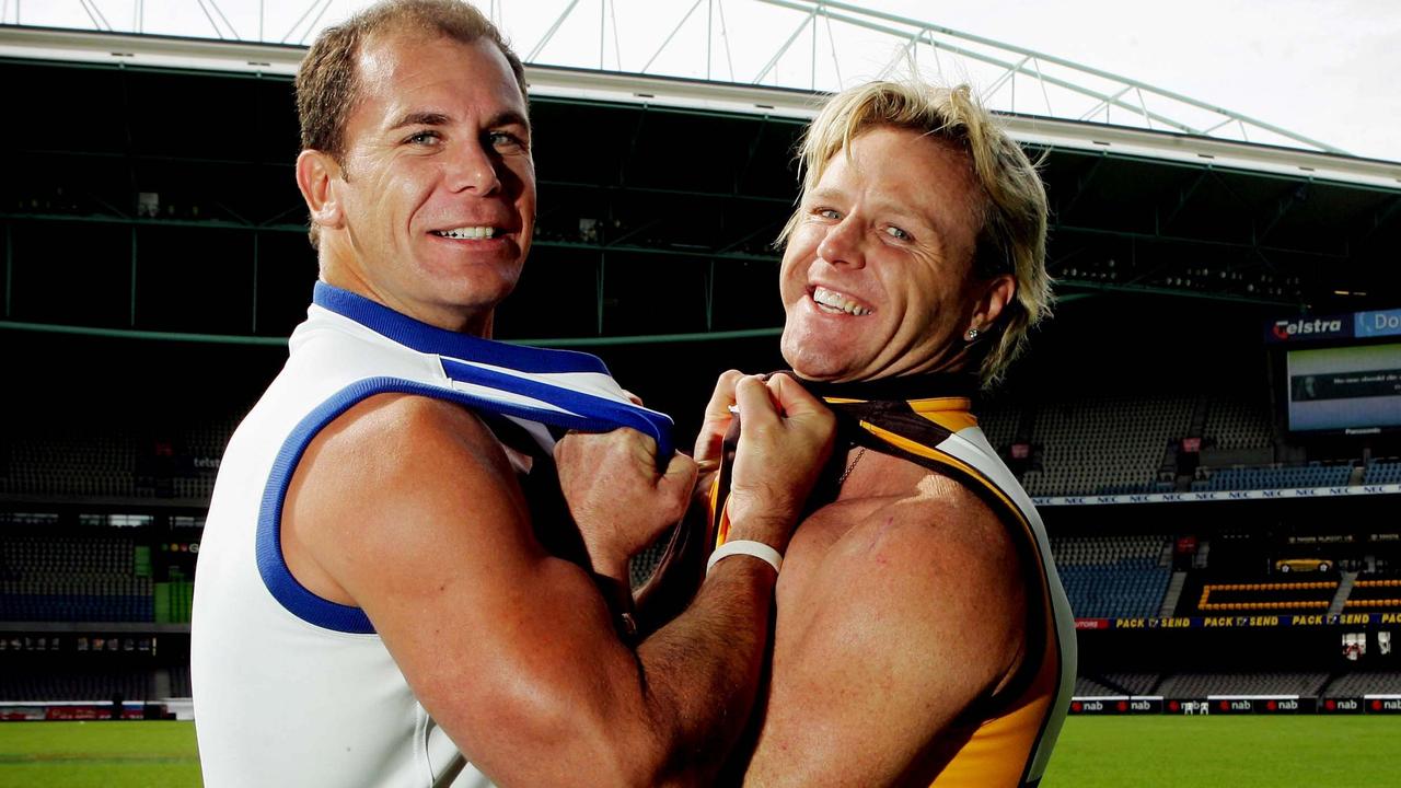 Wayne Carey and Dermott Brereton promoted rivalry round together.