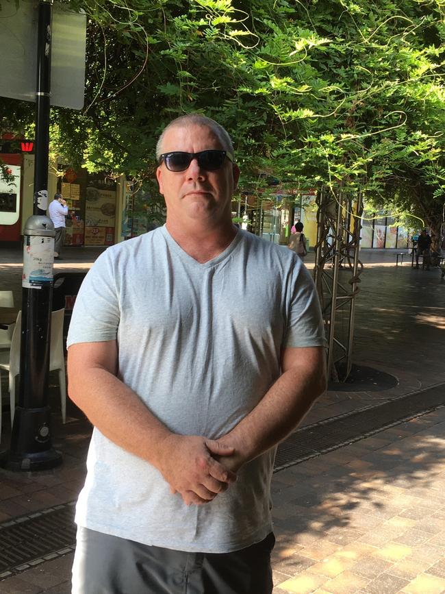 Matt Gorrien, from Eastwood, said he noticed there’s less people on the streets and said he doesn’t think that’s a bad thing. Picture Nicole Pierre