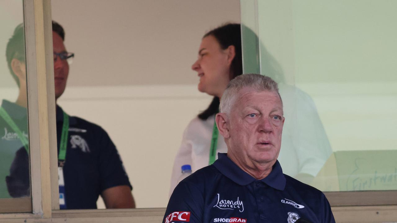 Phil Gould had a bit to say about Newcastle players taking a holiday in the bye week, but Bulldogs stars have gone interstate during their week off. Picture: Damian Shaw.