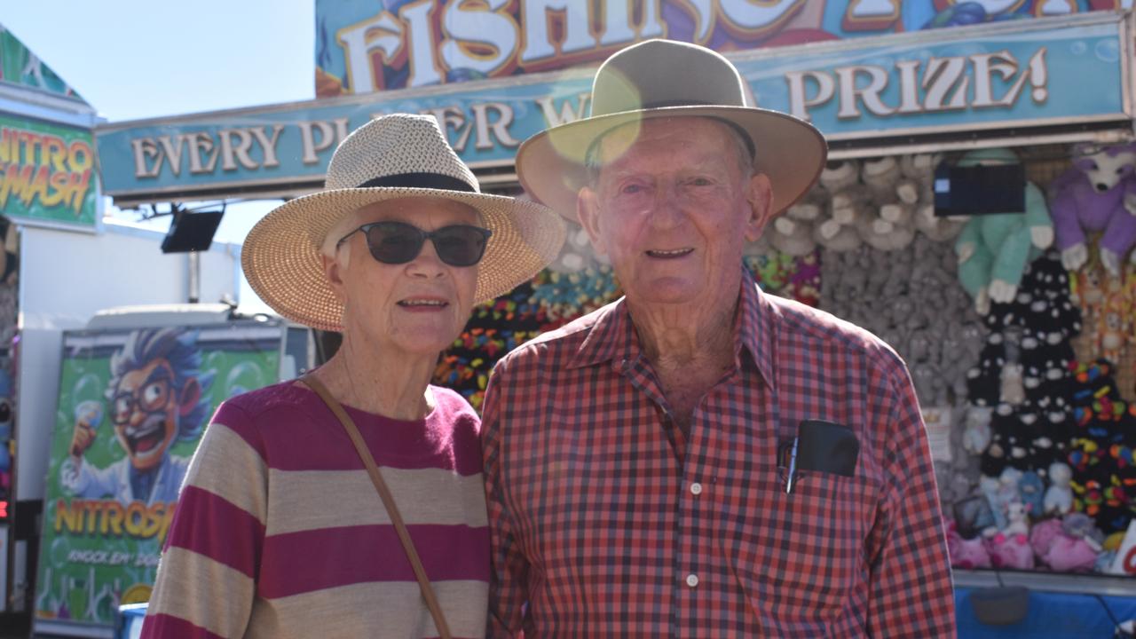 Cath and Matt Lloyd at the 2024 Rockhampton Agricultural Show.