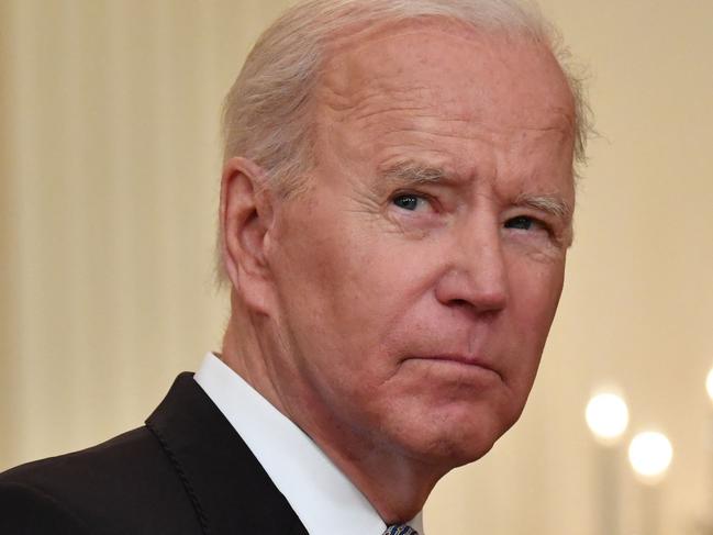 US President Joe Biden delivers remarks on the COVID-19 response and the vaccination in the East Room at the White House in Washington, DC on May 17, 2021. (Photo by Nicholas Kamm / AFP)