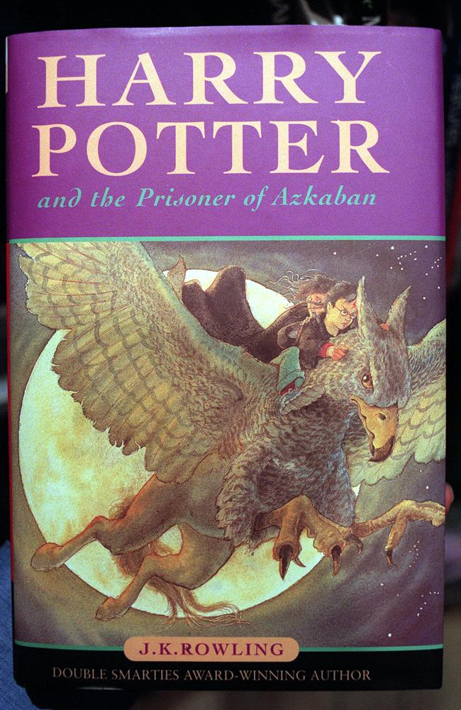 Cover of book Harry Potter &amp; the prisoner of Azkaban by author JK Rowling. Picture: