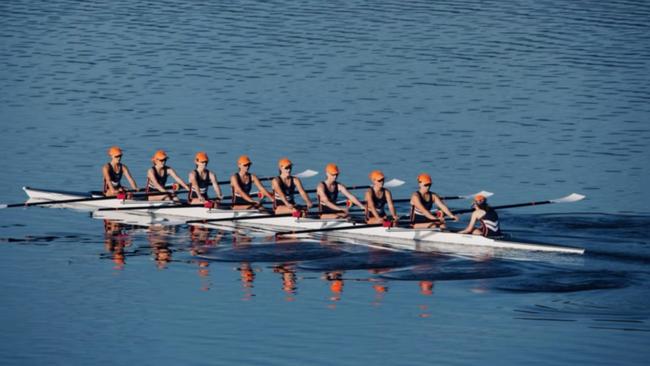 The St Margaret's crew rose to beat All Hallows' School in the final event before the Head of the River.