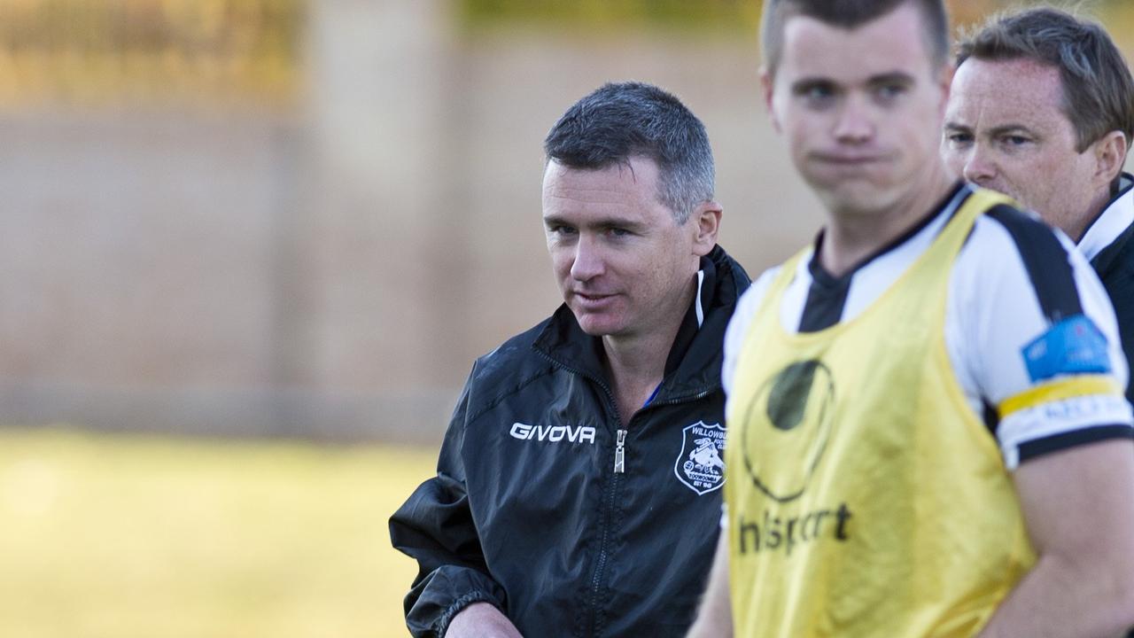 Nick Rundle pictured as coach of Willowburn in 2018.