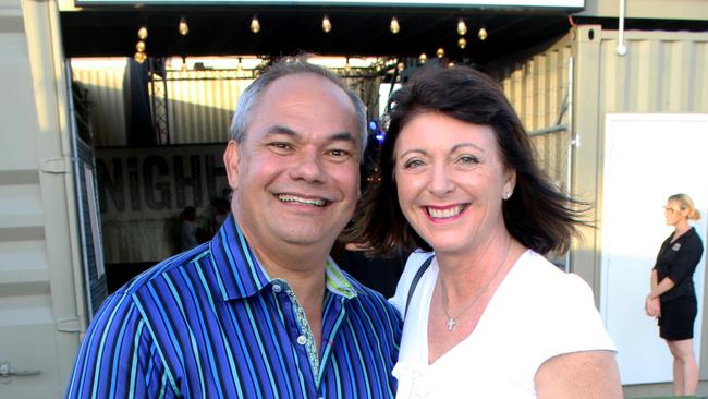 Mayor Tom Tate and Ruth Tate at the launch of Bleach Festival earlier this year.