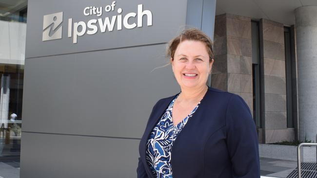 Ipswich Mayor Teresa Harding after the general meeting on Thursday. She heralded the outcome as a positive for the council and the community. Picture: Grace Koo