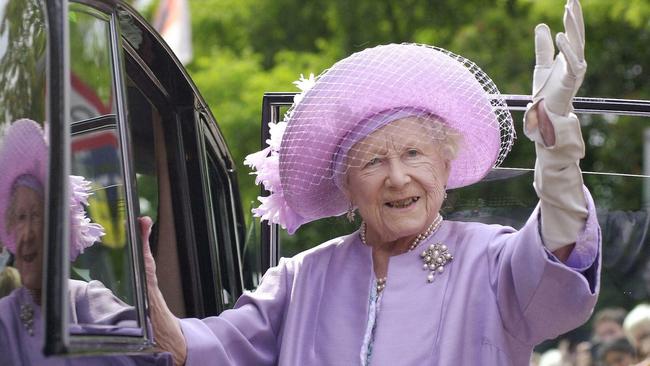 The Queen Mother provided an inheritance for Prince Harry shortly before her death. Picture: AFP