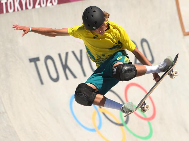 Keegan Palmer is in high demand on both sides of the Pacific. Picture: Ezra Shaw/Getty Images