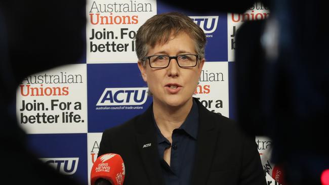 ACTU secretary Sally McManus wants JobKeeper extended until the pandemic is over.