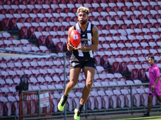 Palmerston’s Nigel Lockyer Jr has not given up on his AFL dream. Picture: Celina Whan AFLNT/Media