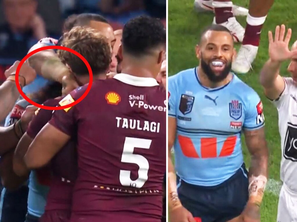 State of Origin players Jarome Luai and Reece Walsh respond after being  sent off in Maroons victory over Blues - ABC News