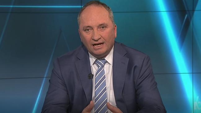 Barnaby Joyce says the priority in the new power policy should be lower prices. Picture: ABC