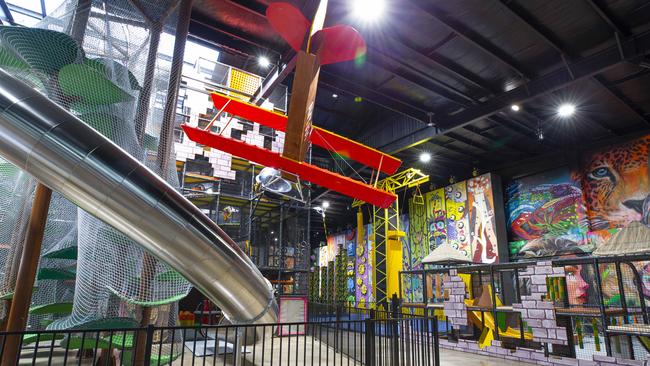 The new Jungle Adventure Play Centre in Tingalpa in now open for business. Picture: Renae Droop