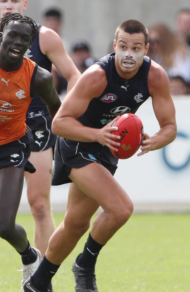 Silvagni is almost back in full training. Picture: David Crosling