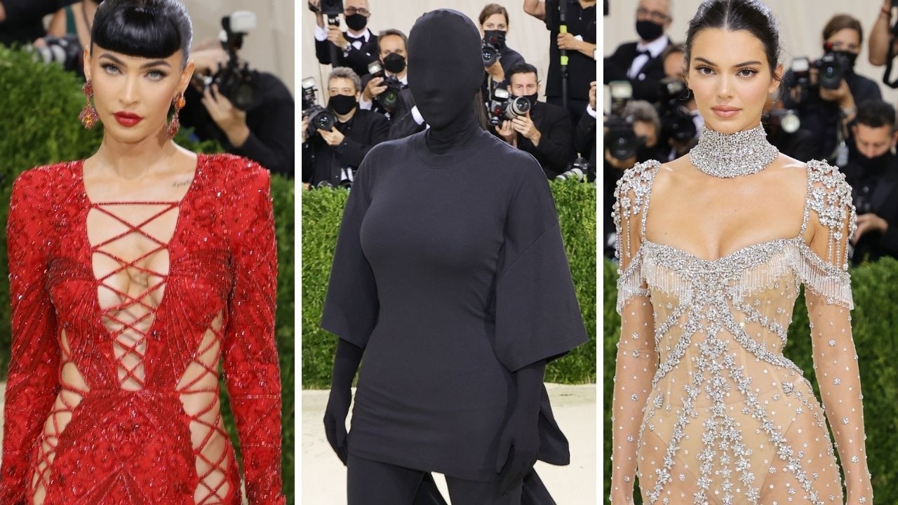 kendall, megan and kim at met