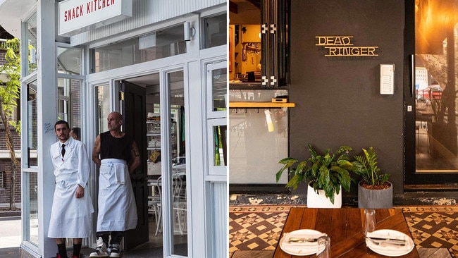 Rather than one last hurrah, these venues have quietly closed: Maurice Terzini's Snack Kitchen, left, and Dead Ringer, right. Pictures: Supplied