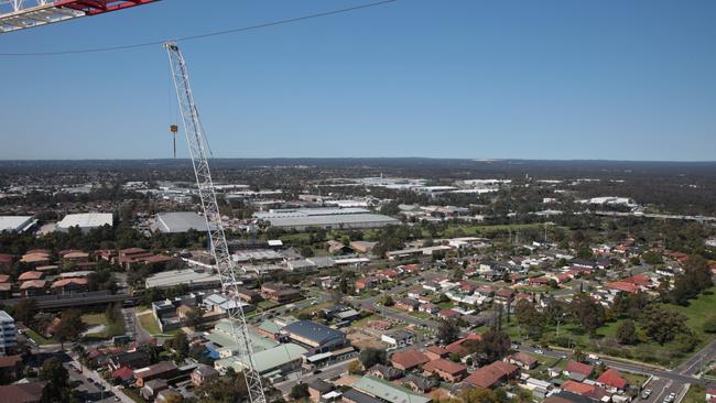 Panoramic pictures of Western Sydney from the new Skyhaus development in Liverpool.