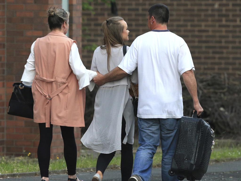 A fan leaves with parents at the Park Inn hotel in central Manchester, May 23 2017. Picture: AP