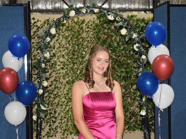 Haley Hill at Stanthorpe State High School's 2023 formal (Photo: NRM)