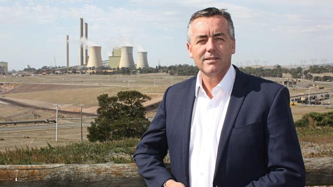 Darren Chester, at Miners Lookout near Loy Yang.