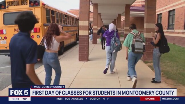 Montgomery County Public Schools Welcome Students Back To Class 