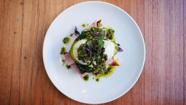 Green eggs and hamvocado at Hawthorn’s Shanklin Cafe. Picture Rebecca Michael.