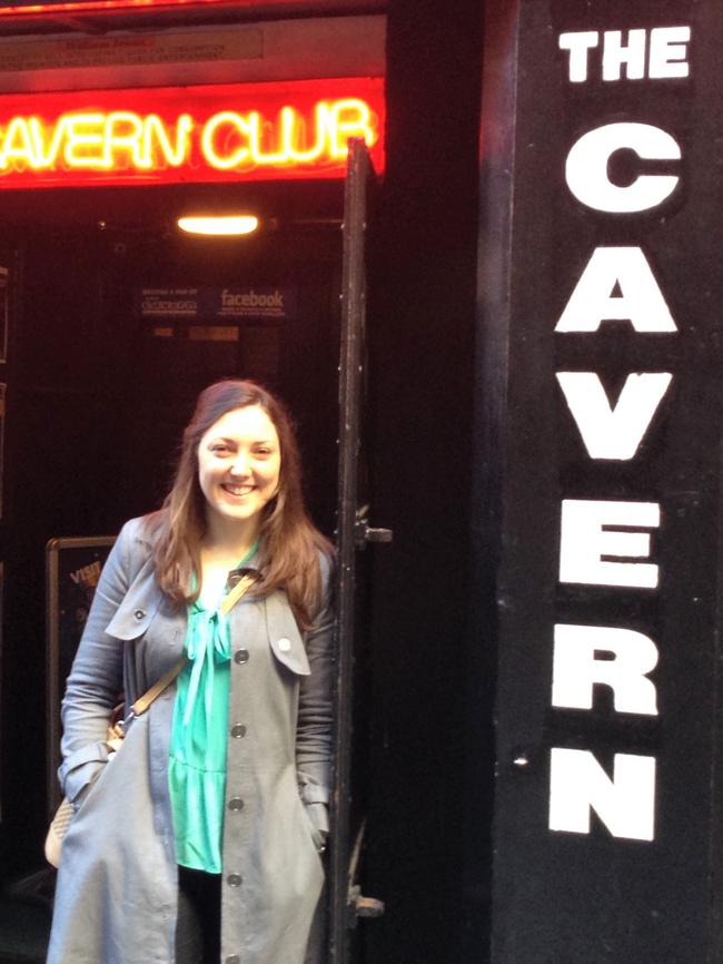 Kirsty Boden - “You can’t come to Liverpool without visiting the Cavern Club”. Picture: Facebook