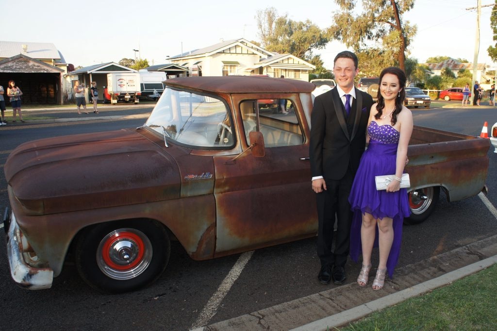 RUSTIC CHARM: Jack Halter and Katelyn Peters. Picture: Photo Contributed