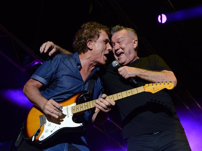 Ian Moss and Jimmy Barnes are working on a new Chisel album with their bandmates. Picture: AAP Image/ Brenton Edwards.