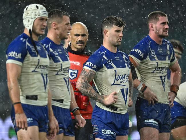 The table-topping Bulldogs were destroyed by the Dolphins. Picture: NRL Photos