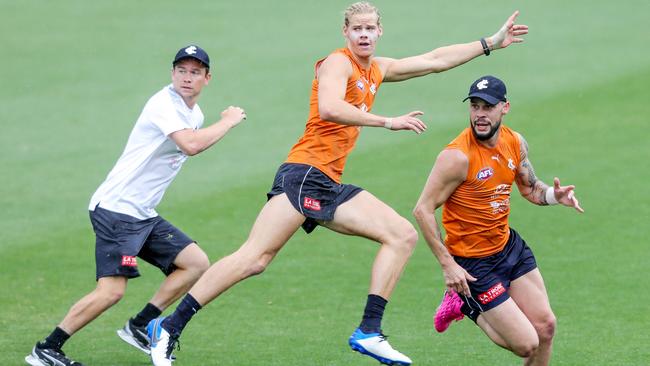 Zac Williams, right, could be the KFC SuperCoach value pick of 2021. Picture: Tim Carrafa