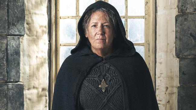 Ann Dowd as Sister Margarita in Foxtel drama Lambs Of God.