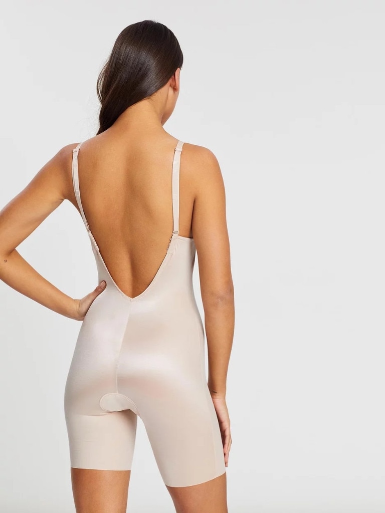Women Tummy Control Shapewear Backless Low Back Sculpting Body Shaper  Bodysuit