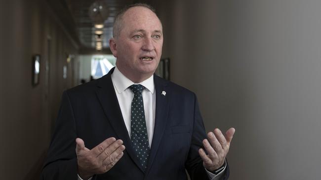 Nationals MP Barnaby Joyce has backed an independent inquiry into the allegations to end the speculation damaging Mr Porter’s ‘remarkable career’. Picture: NCA NewsWire / Gary Ramage