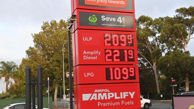 The Treasurer is considering a cut to the fuel excise that would deliver some pre-election relief. Picture: Keryn Stevens