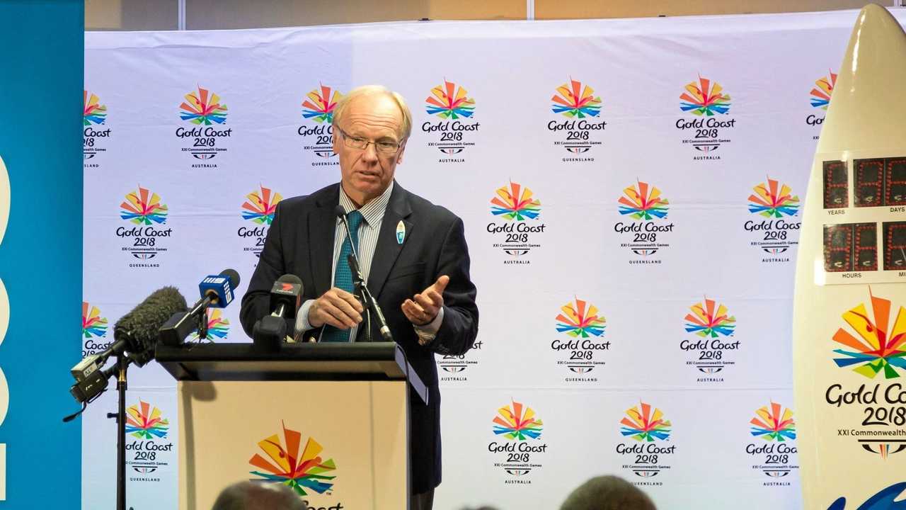 They couldn't find time to show us the athletes walking into the stadium, but we were practically chained to the chair when Peter Beattie began talking.