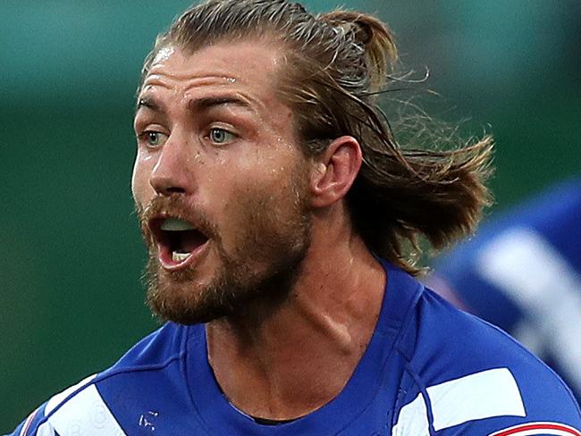 Bulldog's Kieran Foran during NRL match Sydney Roosters v Canterbury Bulldogs at the SCG. Picture. Phil Hillyard