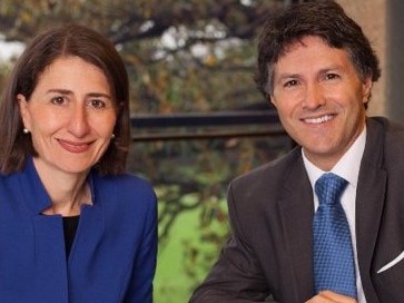 Premier Gladys Berejiklian with Mr Dominello.