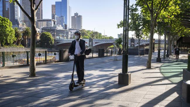 The Melbourne CBD is not expected to begin a slow recovery until 2023 and 2024. Picture: NCA NewsWire/Sarah Matray