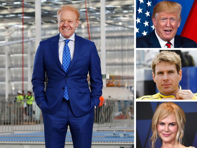 Anthony Pratt, Donald Trump, Will Power and Nicole Kidman.