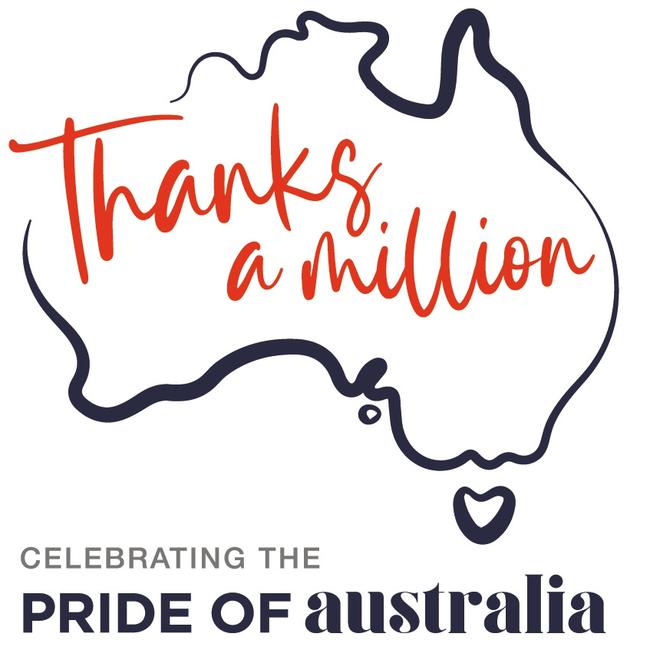 Nominate someone and say thanks at thanksamillion.net.au