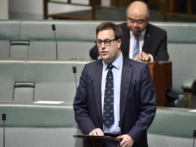 Liberal MP Jason Falinski produced legal advice that cast doubt over his eligibility. Picture: Michael Masters