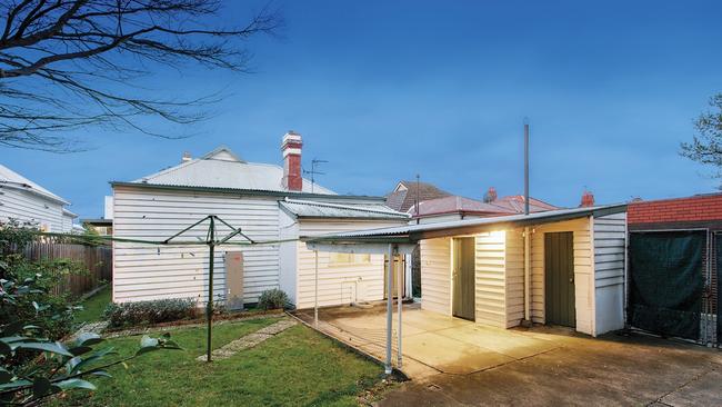 BEFORE: This backyard had seen better days.