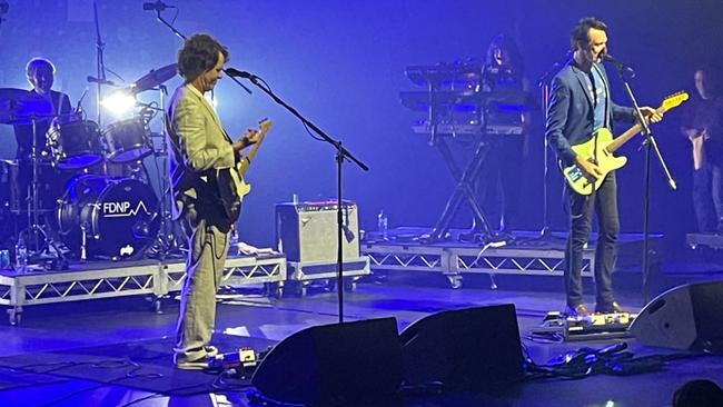 Bernard Fanning and Paul Dempsey on the final show of a national tour at HOTA on the Gold Coast.