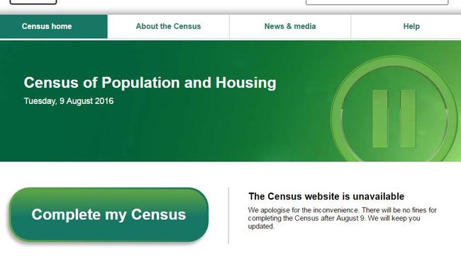 The Census website remains down.