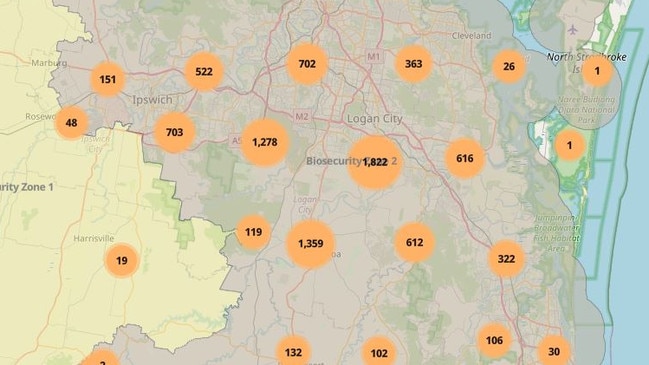 Thousands of fire ant sites have been reported in just the last 12 months. Picture: DPM.