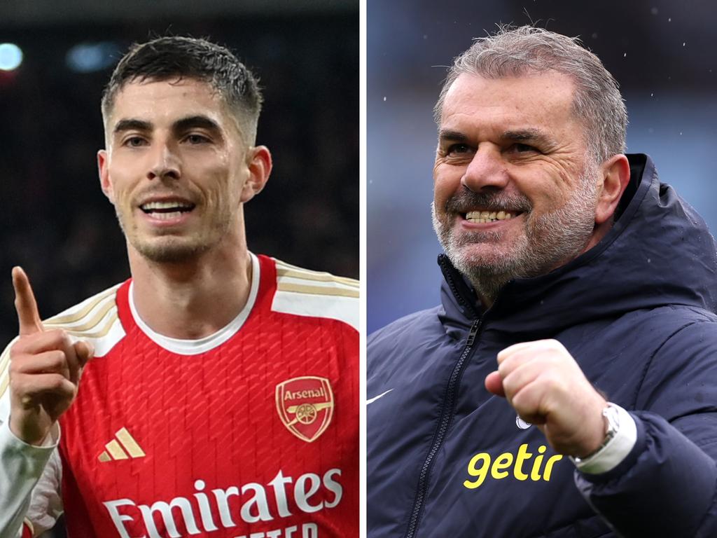 Kai Havertz is making a mockery of his famous chant as Ange Postecoglou proved Tottenham may have finally shook off an infamous tag. Picture: Getty