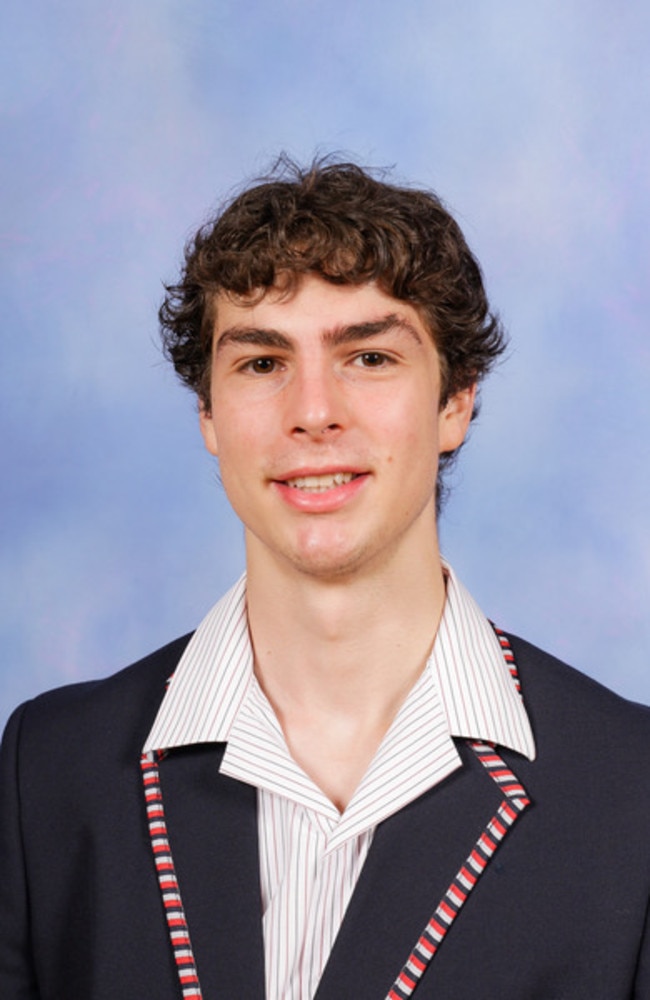 Saint Ignatius College joint dux Ross de Lange